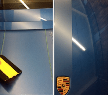 Porsche Paint Protection Film Close Up Porsche Paint Protection Film Close Up